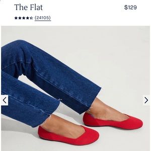 EUC Rothy’s Flat. Size 7.5. Crimson red